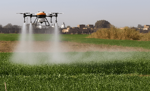 Precision spraying services using Drones